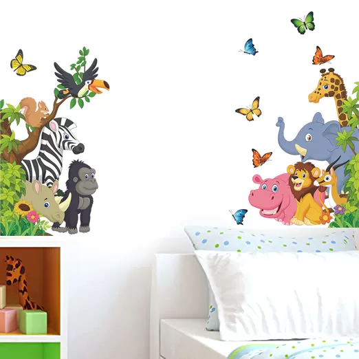 Generic Animal Tree Cartoon Wall Sticker Kids Room Decor - image 4