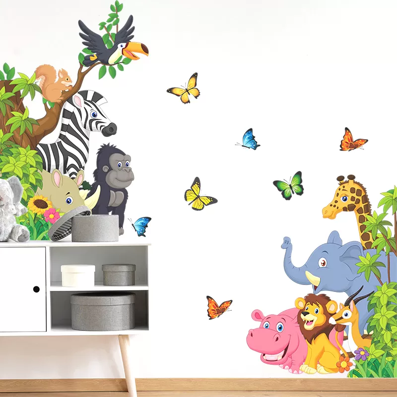 Generic Animal Tree Cartoon Wall Sticker Kids Room Decor - image 5