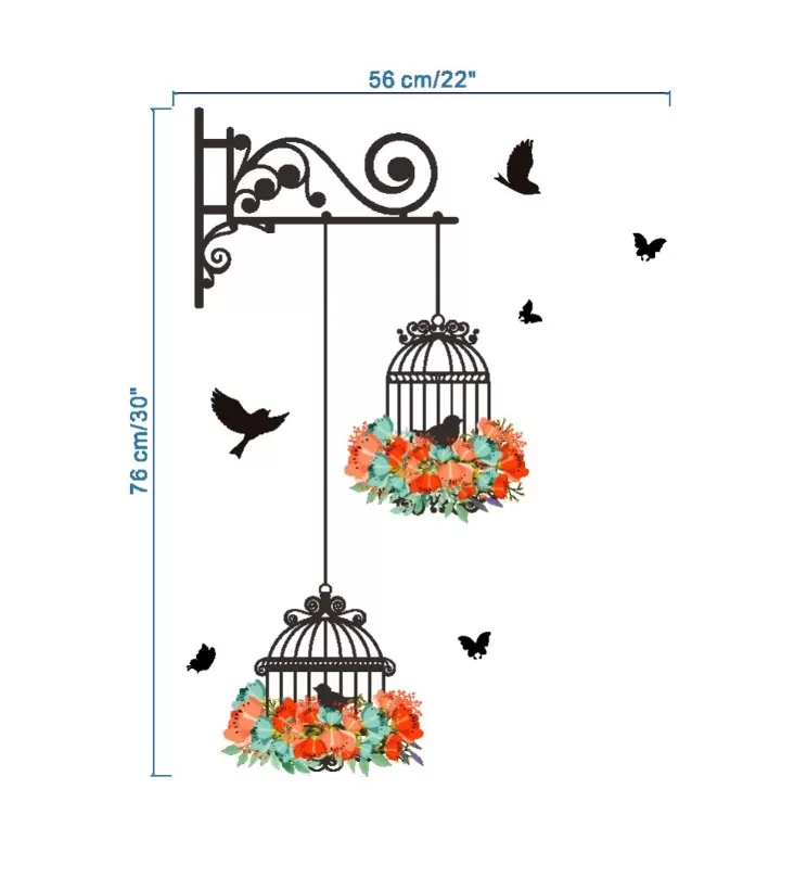 Generic Colorful Flower Wall Sticker Decals - image 3