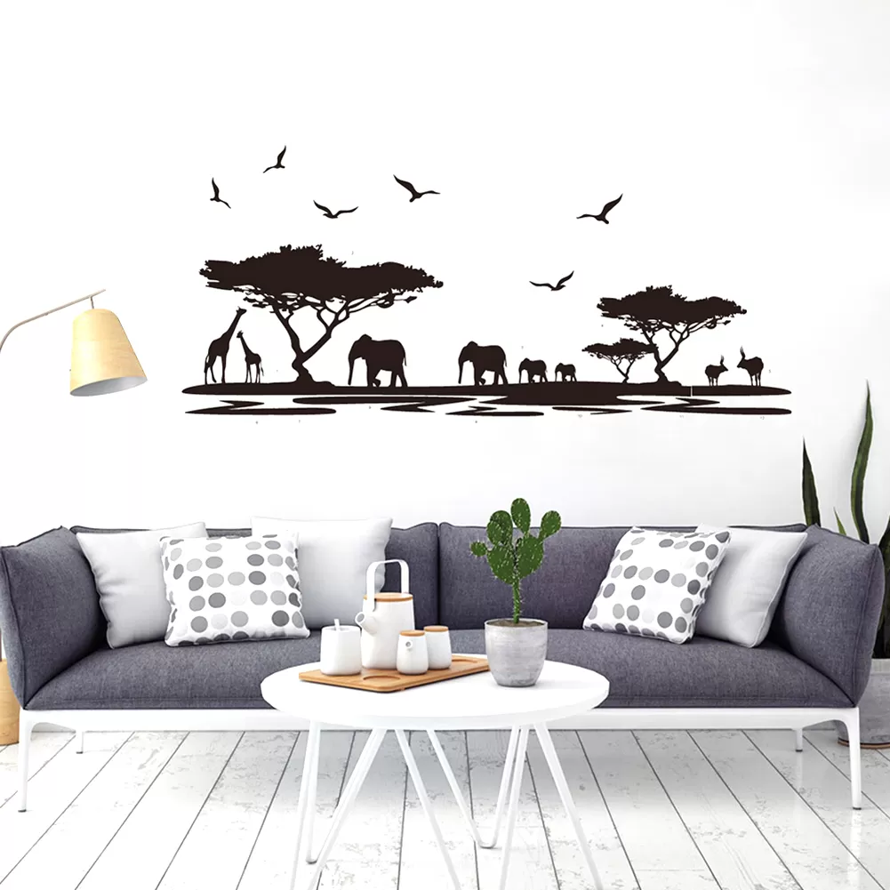 Generic Animal Tree Cartoon Wall Sticker - image 1