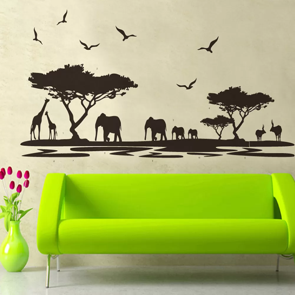 Generic Animal Tree Cartoon Wall Sticker - image 5