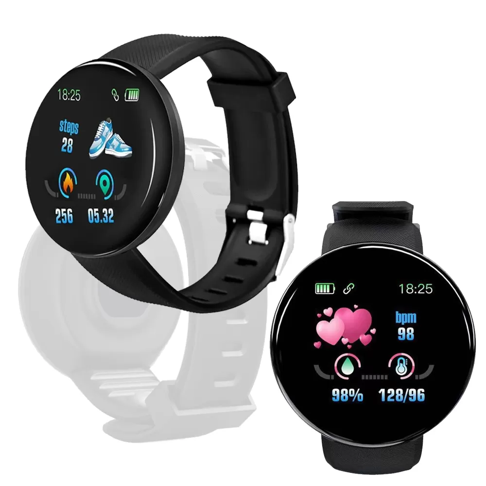 Generic D18 Smartwatch Heart Rate Monitor - image 2