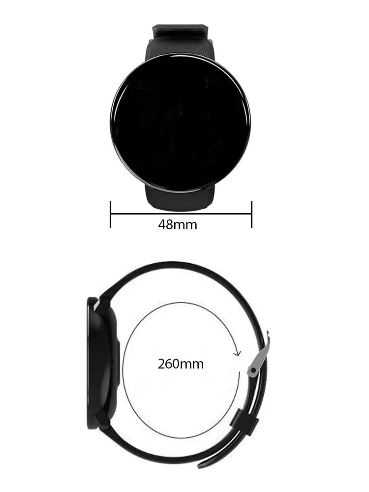 Generic D18 Smartwatch Heart Rate Monitor - image 3