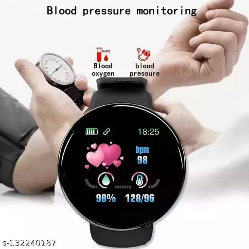 Generic D18 Smartwatch Heart Rate Monitor - image 5