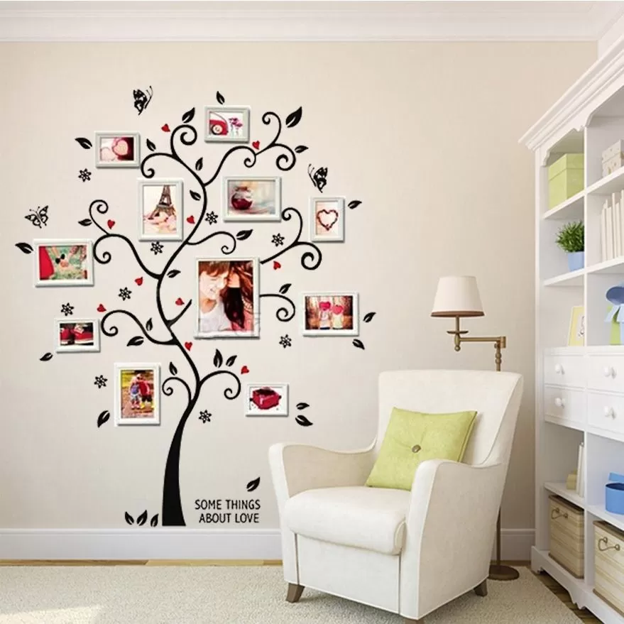 Generic Family Photo Butterfly Frame Tree Wall Sticker - image 5