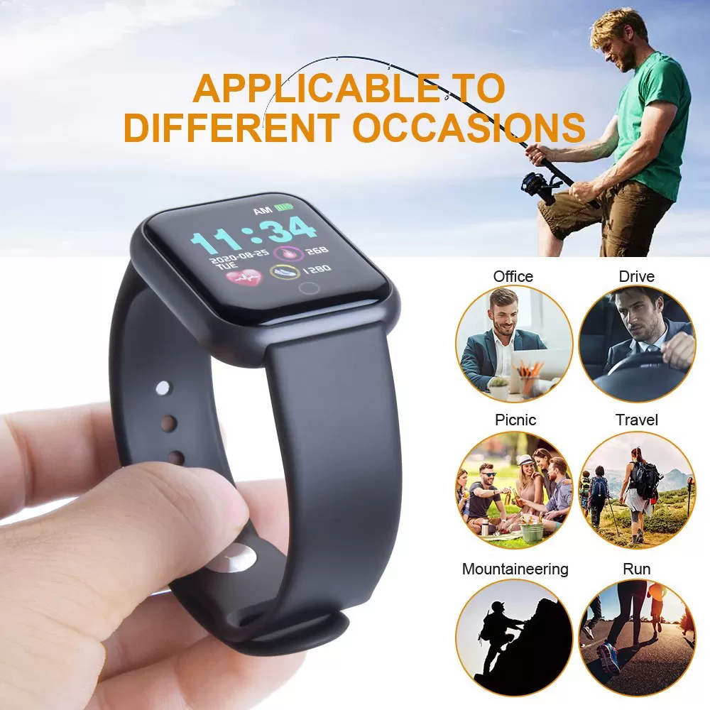Generic LED Digital Silicone Band Sports Watch - image 3