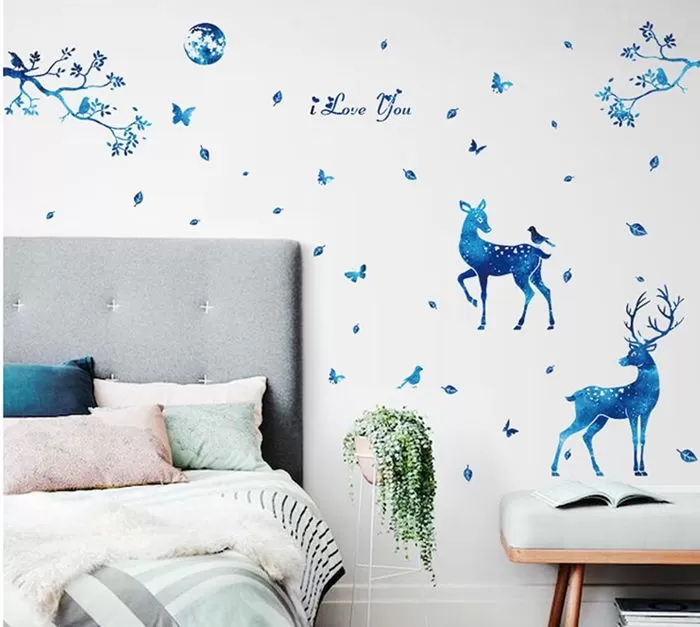 Generic Deer Butterfly Sticker Wall Decor - image 4