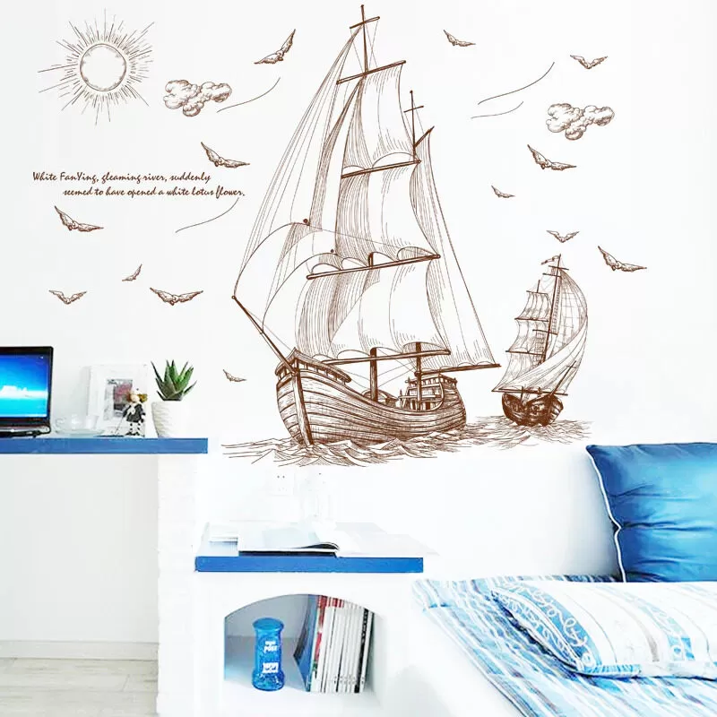 Generic Sailing Ship Deep Sea Classic Wall Decor
