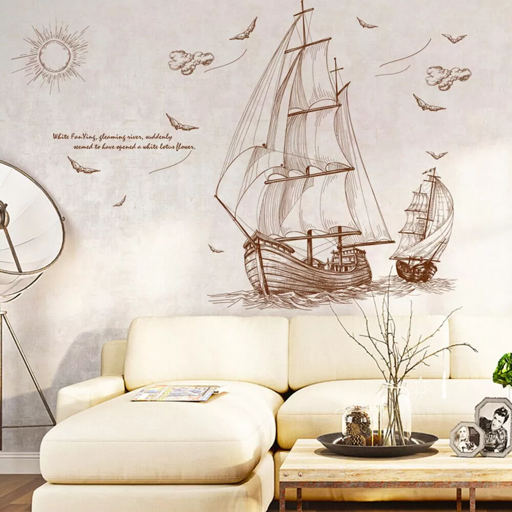 Generic Sailing Ship Deep Sea Classic Wall Decor - image 8
