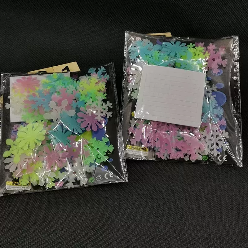 Generic Snowflakes Stars Glow in Dark Stickers Combo - image 8