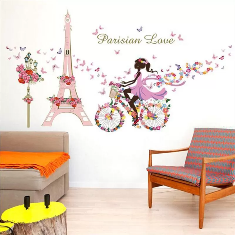 Generic Flower Birdcage Wall Sticker Decal - image 4