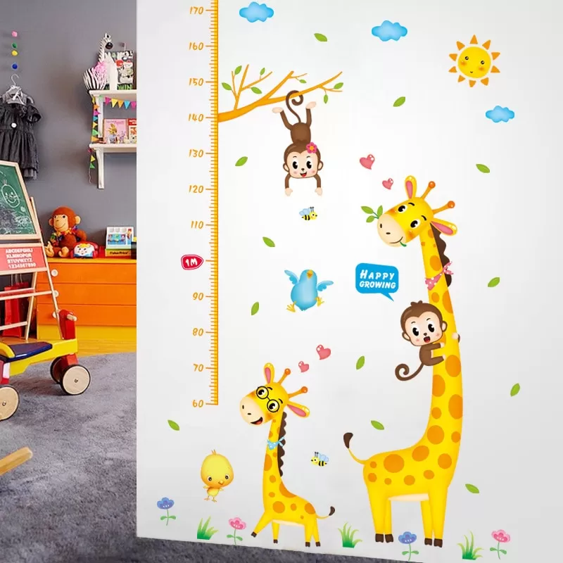 Generic Dual Giraffe Monkeys Height Measuring Chart - image 4