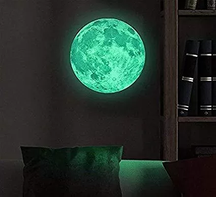 Generic 30CM Large Moon Glowing Radium 3D Stars - image 4