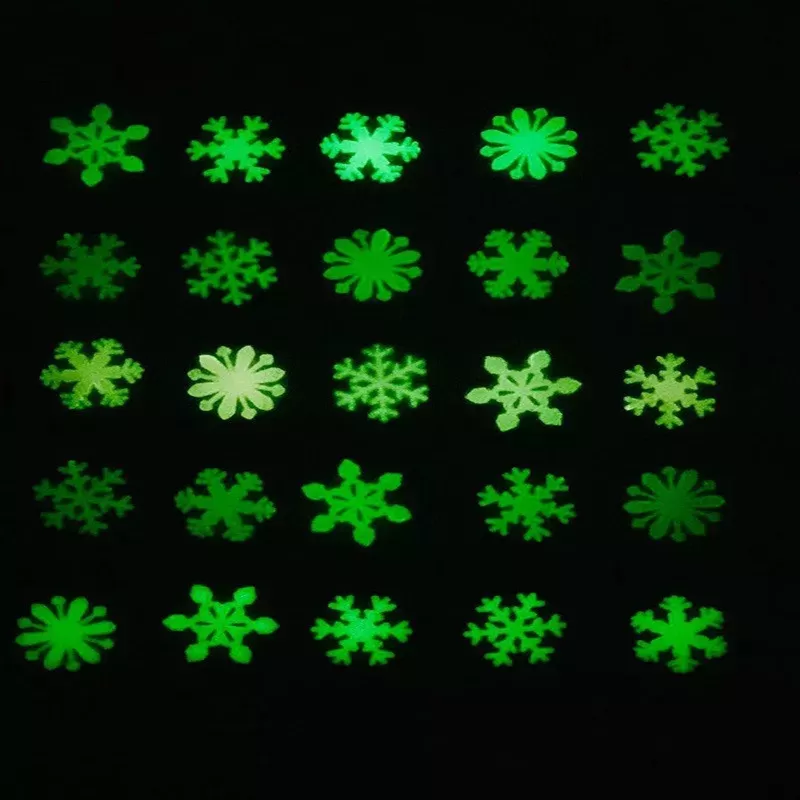 Generic Snowflakes Stickers Glow in Dark - image 4