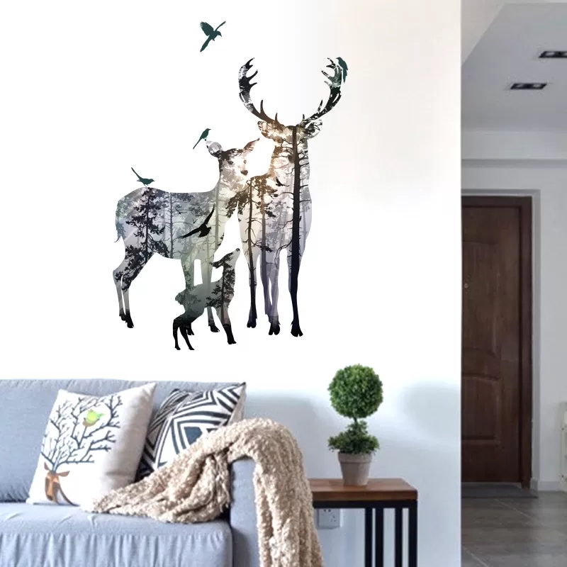 Generic Animal Tree Bridge Kids Room Decor Wall Stickers - image 4