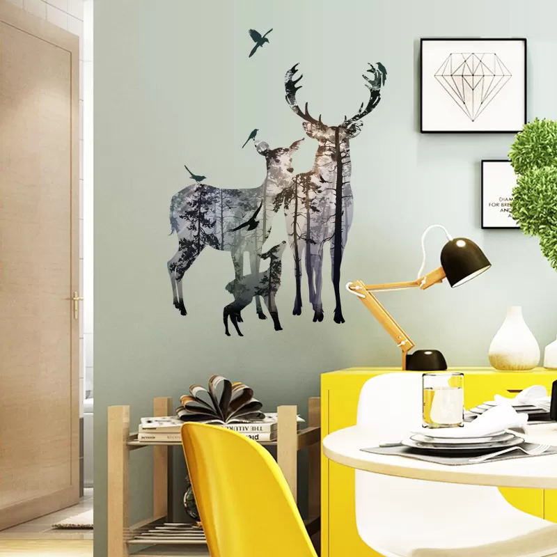 Generic Animal Tree Bridge Kids Room Decor Wall Stickers - image 7