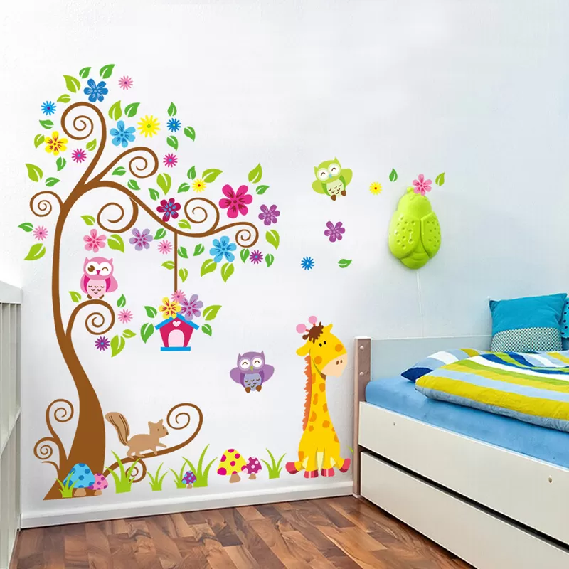 Lion Friends Giraffe Kids Wall Sticker - image 6