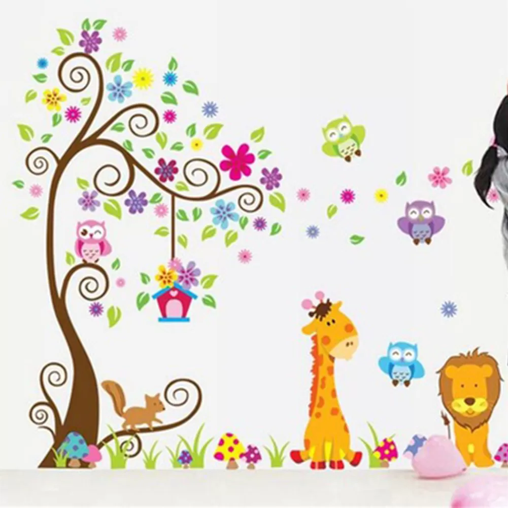 Lion Friends Giraffe Kids Wall Sticker - image 8