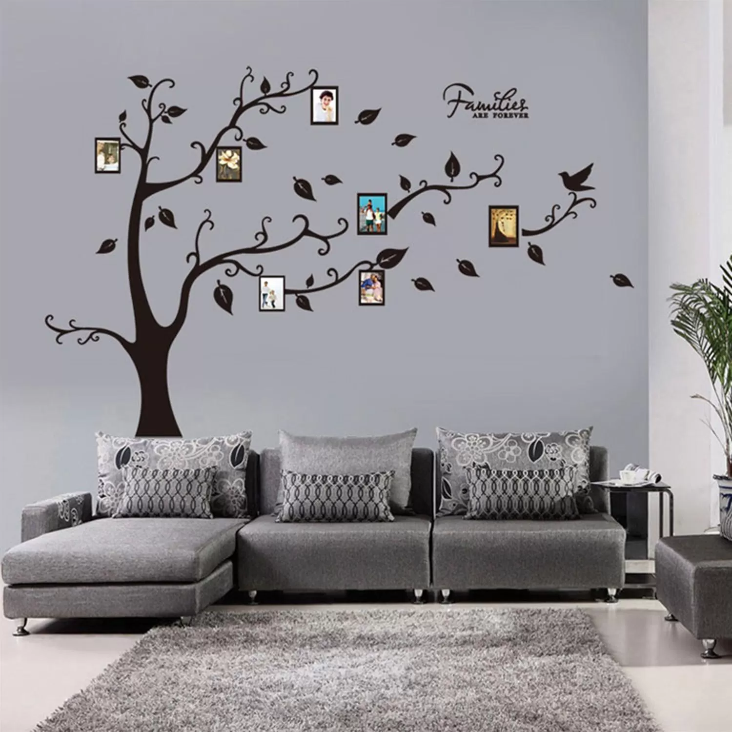Memory of Love Family Photo Album Frame Tree Wall Sticker - image 6