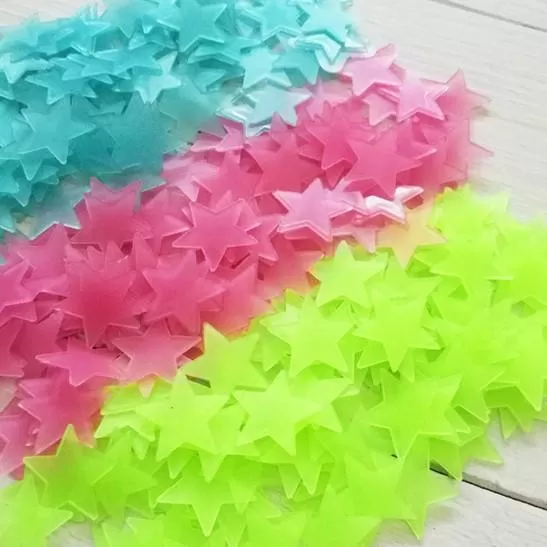 Radium Star 100 Pieces Glow in Dark Stickers - image 2