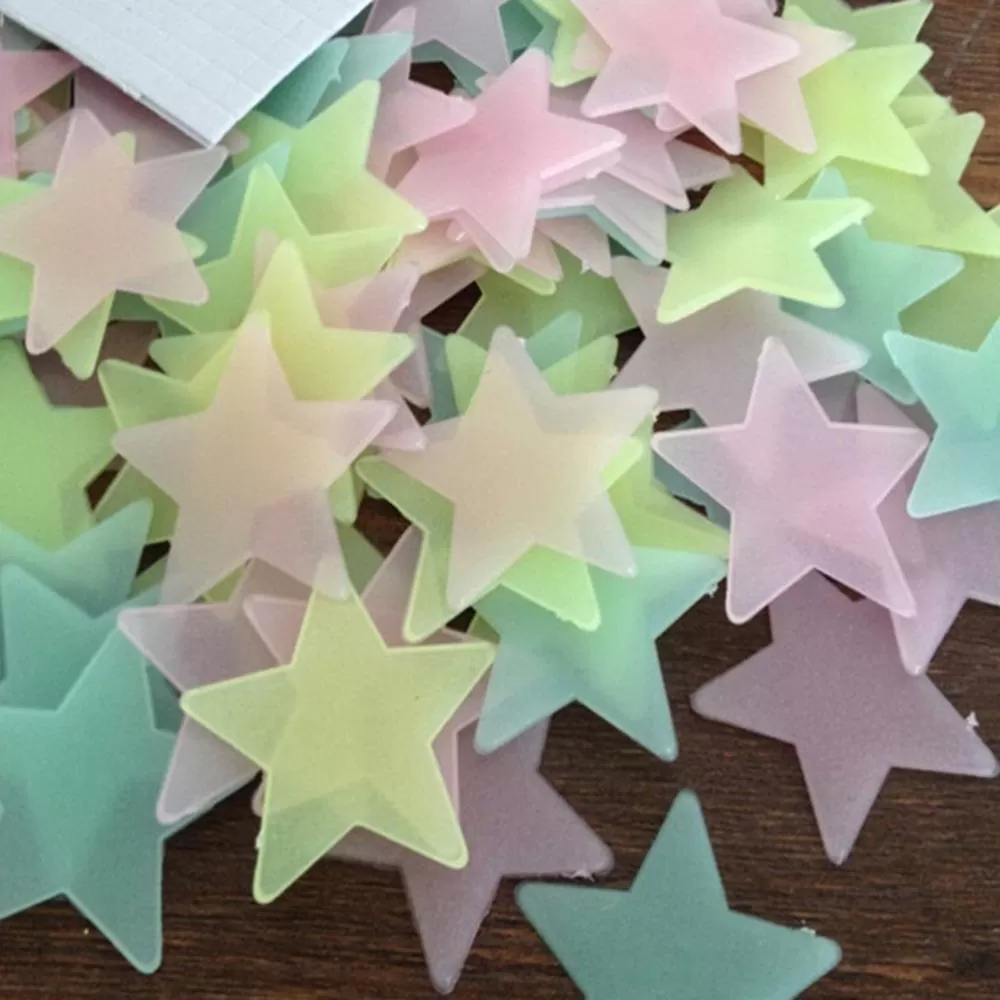 Radium Stickers Stars Glow in Dark 100 Pieces - image 3