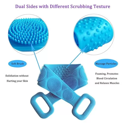 Generic Silicone Back Scrubber Bath Shower Massage - image 3