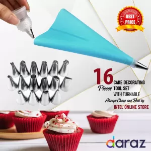 16 Pcs Cake Decorating Kit Tools Set High Quality