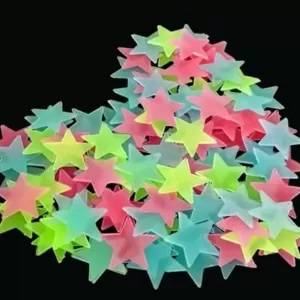 Radium 90 Pieces Stars Stickers Glow in Dark