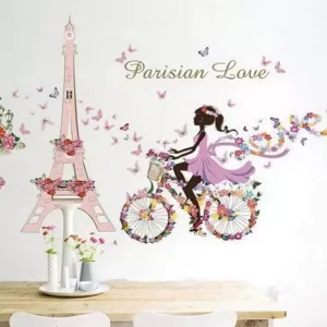 Generic Model 02 Colorful Flower Birdcage Wall Sticker