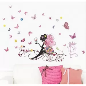 Generic Model 04 Colorful Flower Birdcage Wall Sticker
