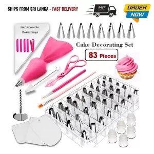 Generic 83-Piece Pink Cake Decorating Kit Set