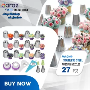 Generic Piping Tips Set Cake Cupcake Icing Decorating