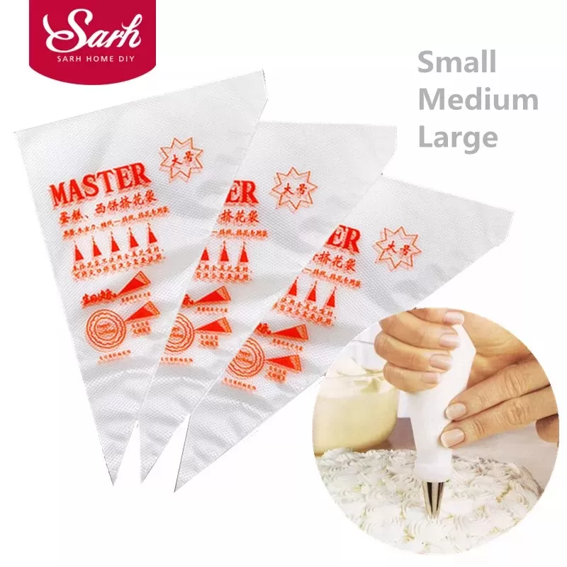 Disposable Piping Bags Cake Icing - 50 pcs White - image 5