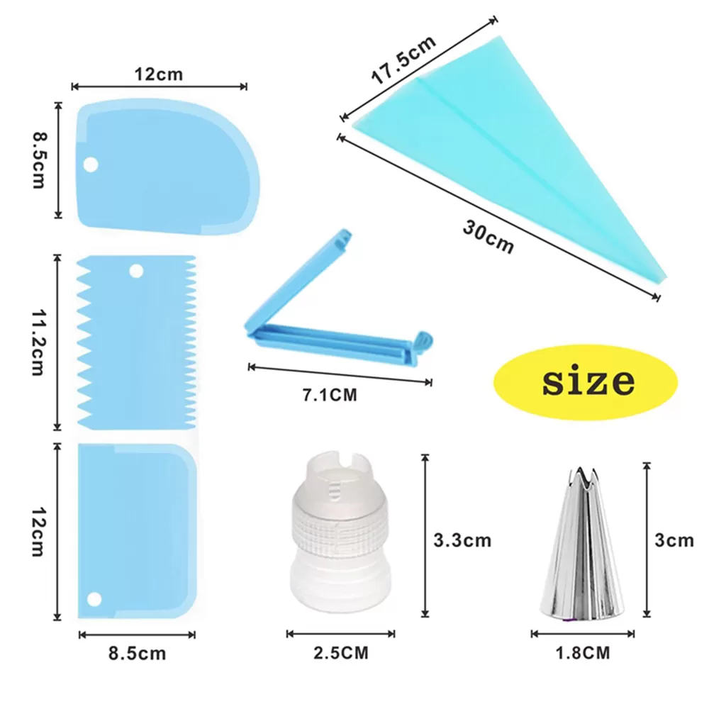 Generic 14 Pieces Cake Decorating Kit High Quality - image 3