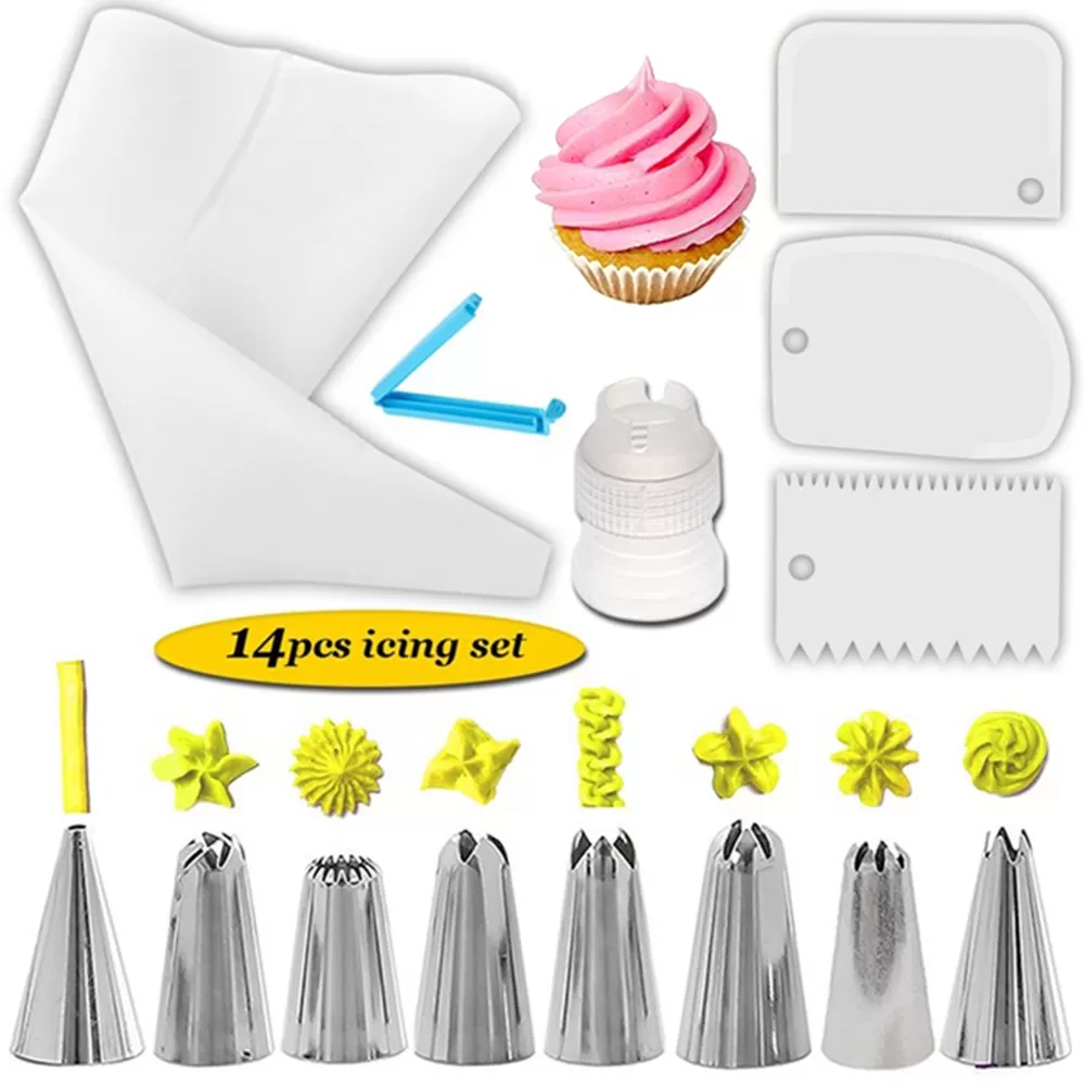 Generic 14 Pieces Cake Decorating Kit High Quality - image 4