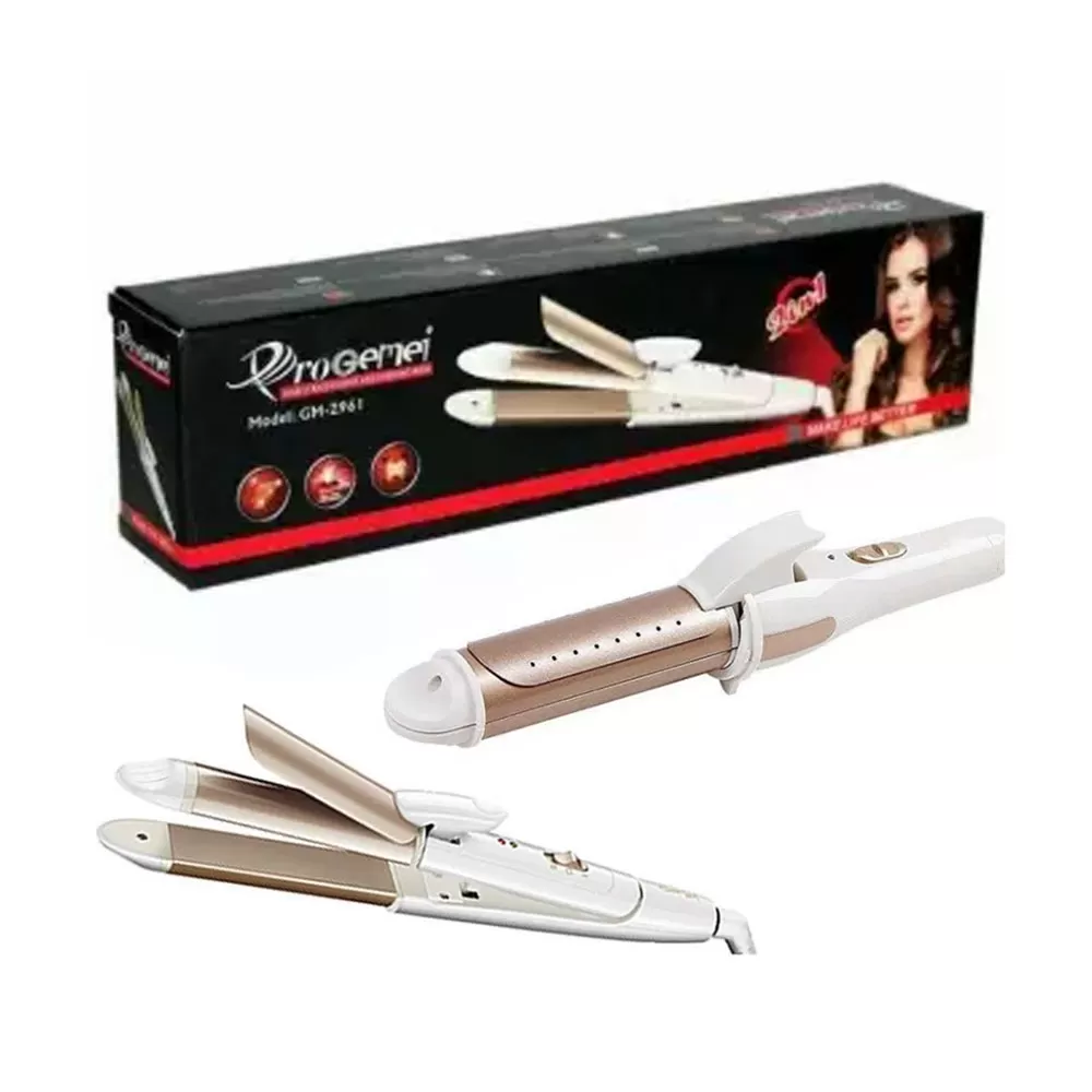 Gemei 2961 2 In 1 Hair Straightener - image 2