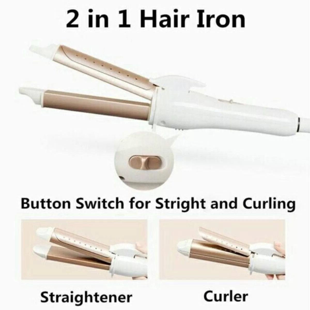 Gemei 2961 2 In 1 Hair Straightener - image 5