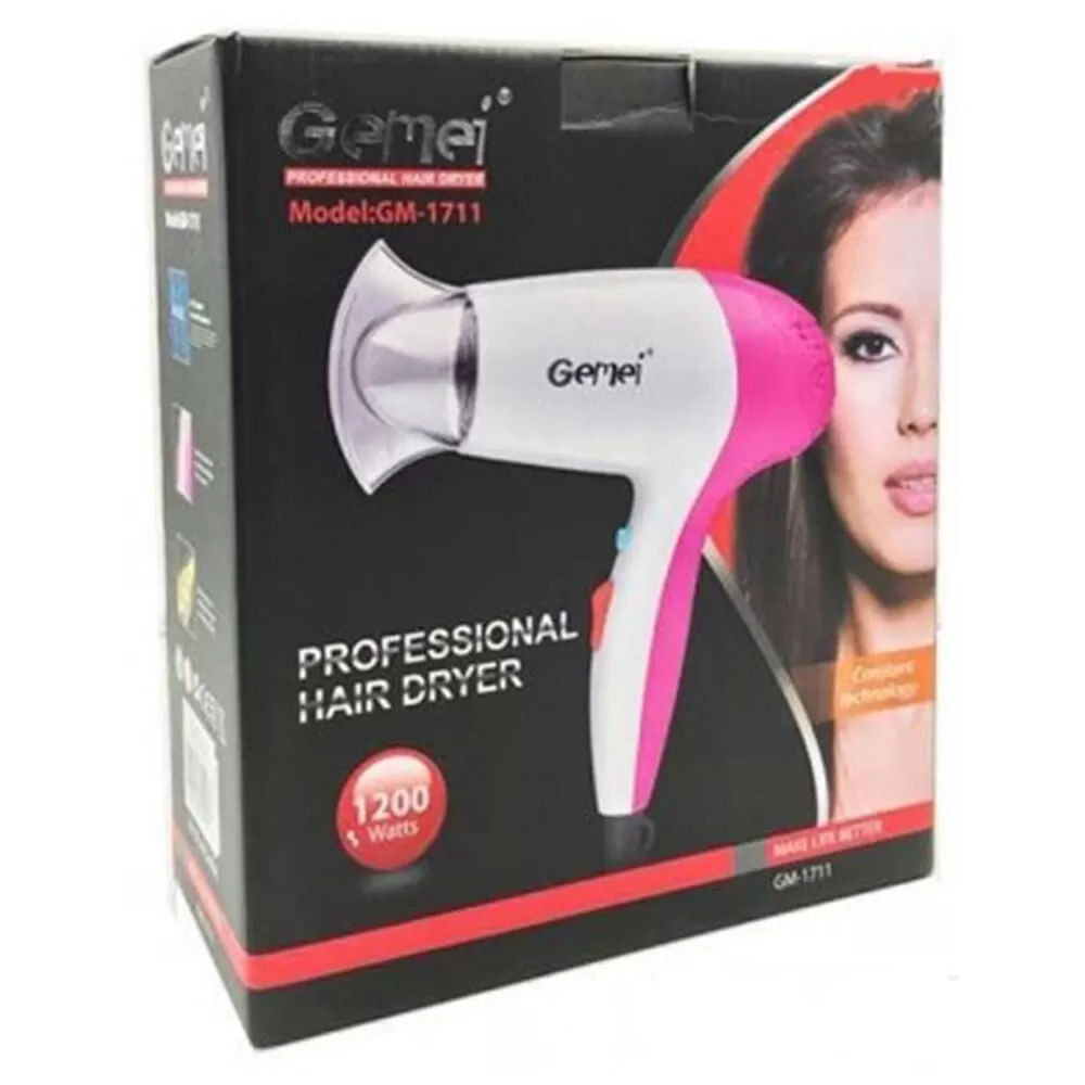 Gemei Gm-1711 Hair Dryer 1200W