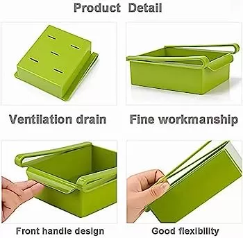 Generic Multi Purpose Mini Fridge Organizer Shelf Drawer - image 1