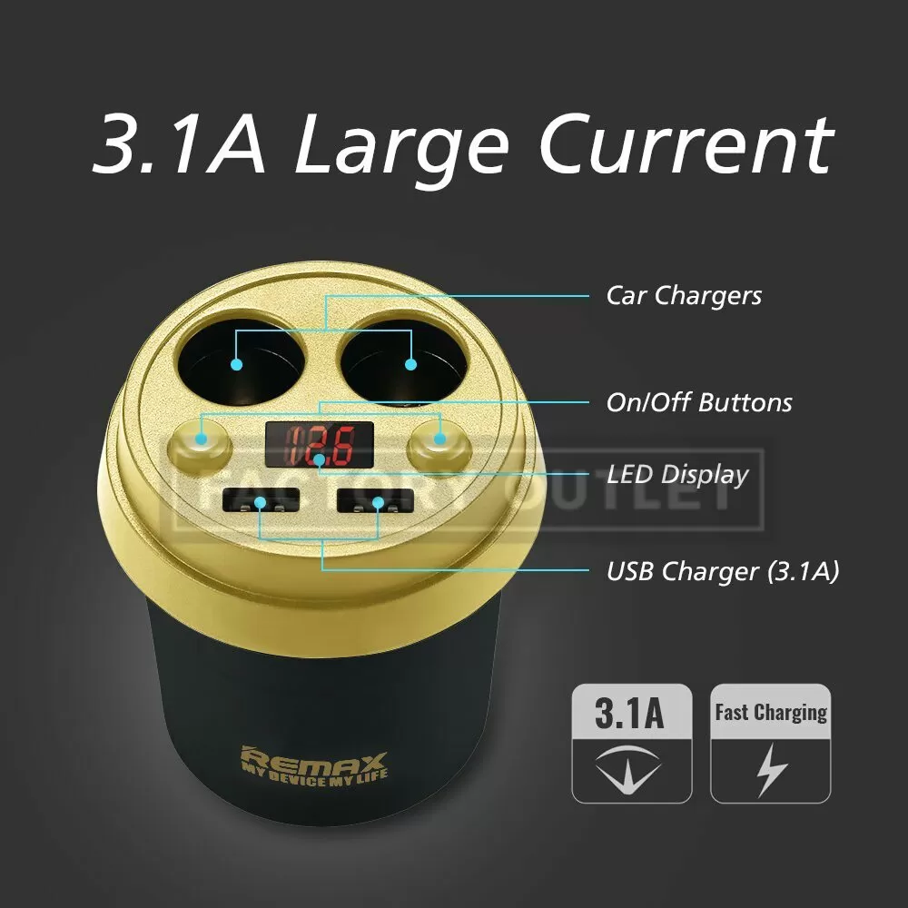 Remax Demitasse Car Charger CR-2XP - image 3