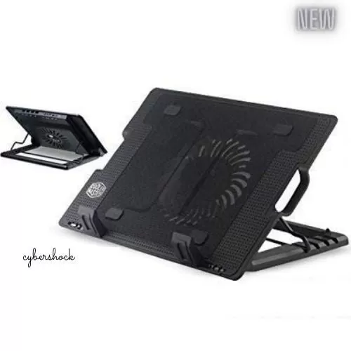 Generic Single Fan Adjustable Laptop Notebook Cooling Pad - image 2