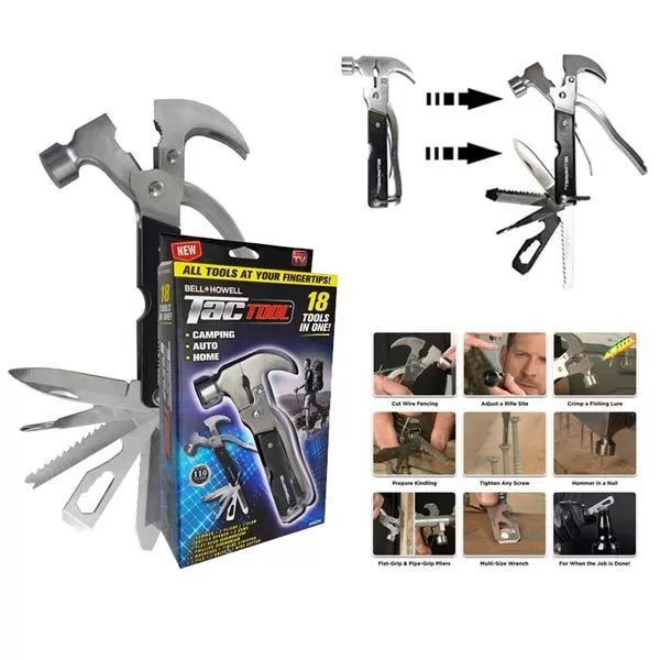 Tac Tool 18-in-1 Best for Camping Multi Purpose Tool