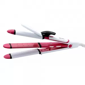 Gemei 2921 3-in-1 Hair Straightener Curler Waver