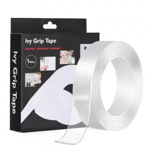 Ivy Grip Double Side Nano Adhesive Clear Tape Anti-Slip Removable