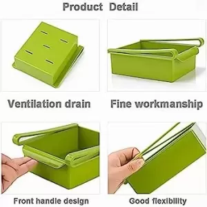 Generic Multi Purpose Shelving Mini Fridge Organizer Drawer