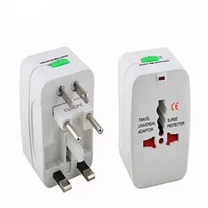 Universal Travel Adapter All-in-One White