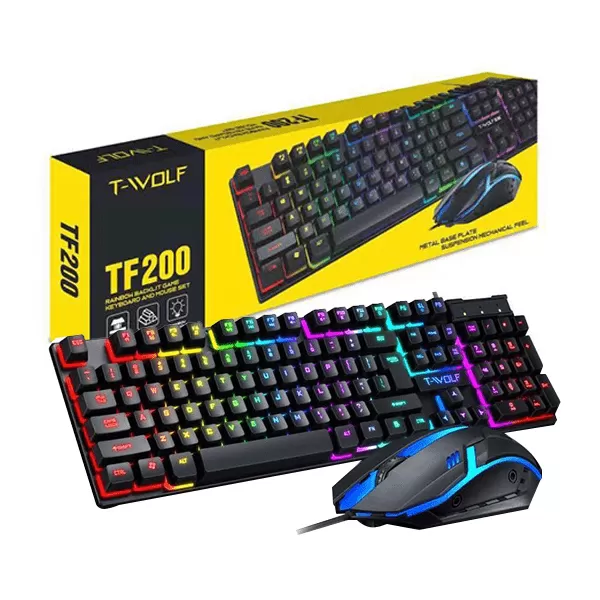 T-Wolf TF200 Mechanical Feel Gaming Keyboard