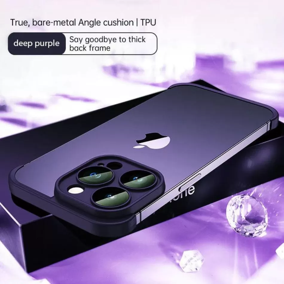 Apple iPhone 14 Pro Bare Corner Pad Bordeless Case