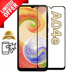 Samsung A04E Tempered Glass 9H Hardness Full Cover