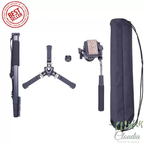 Generic VCT-288 Camera Monopod Holder with Fluid Pan Head